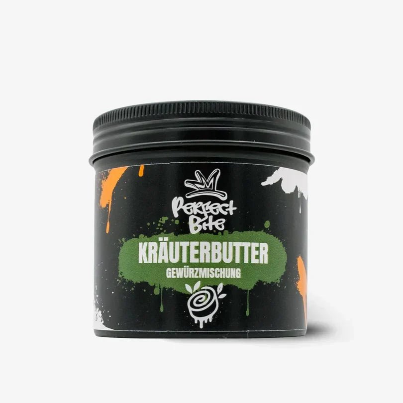 Perfect Bite Kräuterbutter (55g) - grillstarshop.comPerfect Bite Kräuterbutter (55g)GewürzPerfect Bitegrillstarshop.com