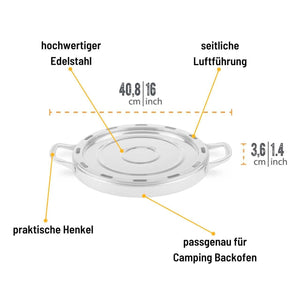 Petromax Backblech für Camping Backofen - grillstarshop.comPetromax Backblech für Camping BackofenPetromaxgrillstarshop.comptcamp - oven - bake4250435790854