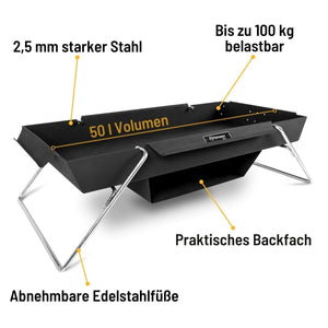 Petromax Brennbock, transportable Lagerfeuer - & Kochstelle - grillstarshop.comPetromax Brennbock, transportable Lagerfeuer - & KochstellePetromaxgrillstarshop.combbx4250435730911