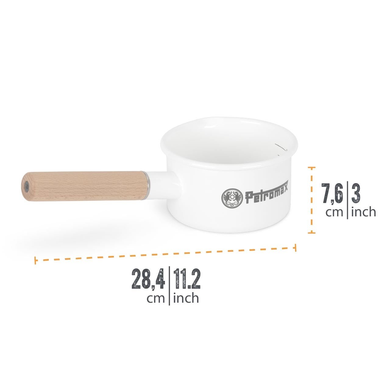 Petromax Emaille Stieltopf, 0,5 Liter, weiß - grillstarshop.comPetromax Emaille Stieltopf, 0,5 Liter, weißPetromaxgrillstarshop.compx - panen0.5 - w4250435731062