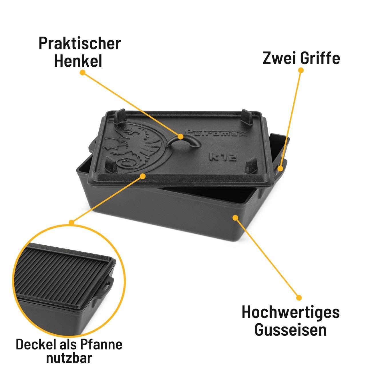 Petromax Kastenform mit Deckel, k12 - grillstarshop.comPetromax Kastenform mit Deckel, k12Petromaxgrillstarshop.comptk124250435770900