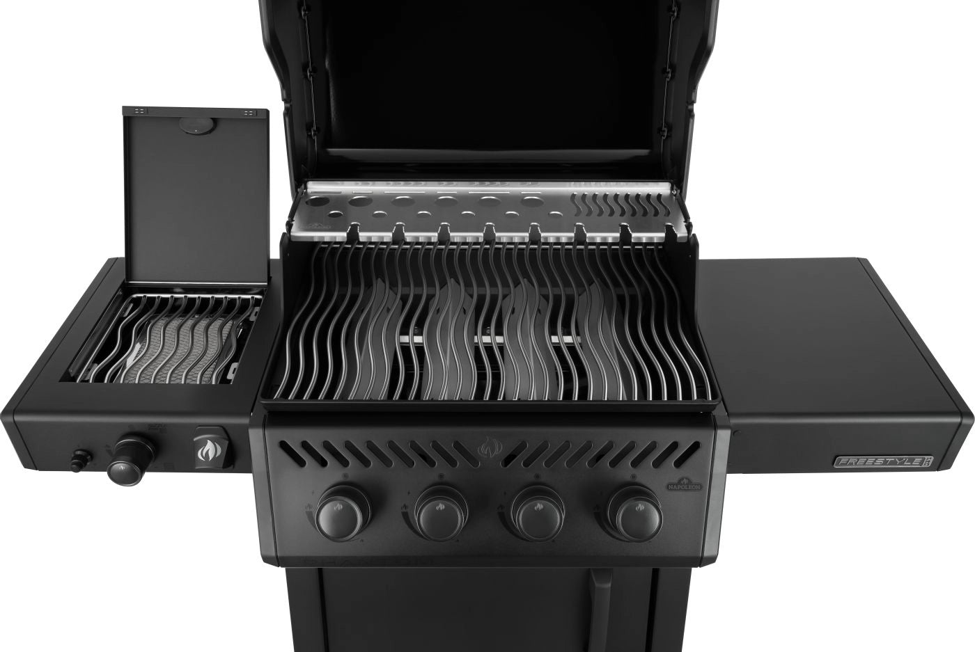 Phantom Freestyle PRO 425, mit Edelstahlrosten, Sizzle Zone und Tür, Mattschwarz | 2026 - grillstarshop.comPhantom Freestyle PRO 425, mit Edelstahlrosten, Sizzle Zone und Tür, Mattschwarz | 2026GrillNapoleongrillstarshop.com