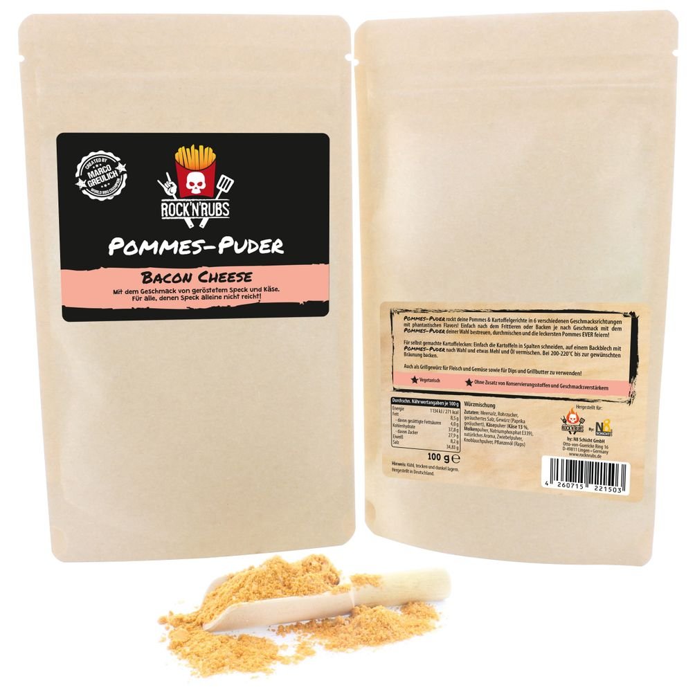Rock 'n' Rubs Pommes - Puder, Bacon - Cheese - grillstarshop.comRock 'n' Rubs Pommes - Puder, Bacon - CheeseRock n' Rubsgrillstarshop.com2012468002300104260715221503