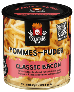 Rock 'n' Rubs Pommes - Puder, Classic Bacon 150 g - grillstarshop.comRock 'n' Rubs Pommes - Puder, Classic Bacon 150 gRock 'n' Rubsgrillstarshop.com