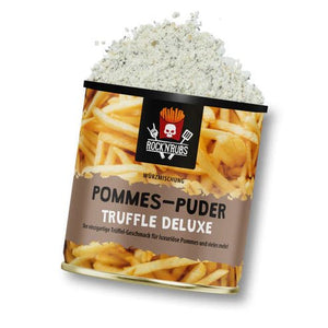 Rock 'n' Rubs Pommes - Puder Truffle Deluxe - 170 g - grillstarshop.comRock 'n' Rubs Pommes - Puder Truffle Deluxe - 170 gGewürzeRock 'n' Rubsgrillstarshop.com