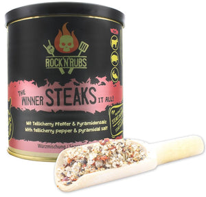 Rock 'n' Rubs The winner steaks it all (140g) Gold Line - grillstarshop.comRock 'n' Rubs The winner steaks it all (140g) Gold LineRock n' Rubsgrillstarshop.com2012468000800304260715220629