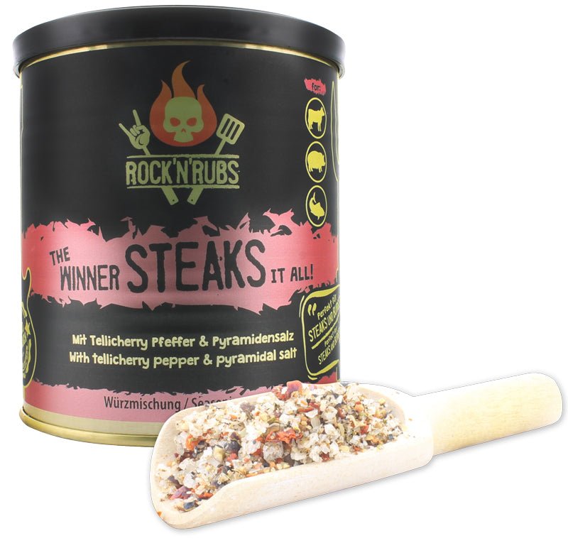 Rock 'n' Rubs The winner steaks it all (140g) Gold Line - grillstarshop.comRock 'n' Rubs The winner steaks it all (140g) Gold LineRock n' Rubsgrillstarshop.com2012468000800304260715220629