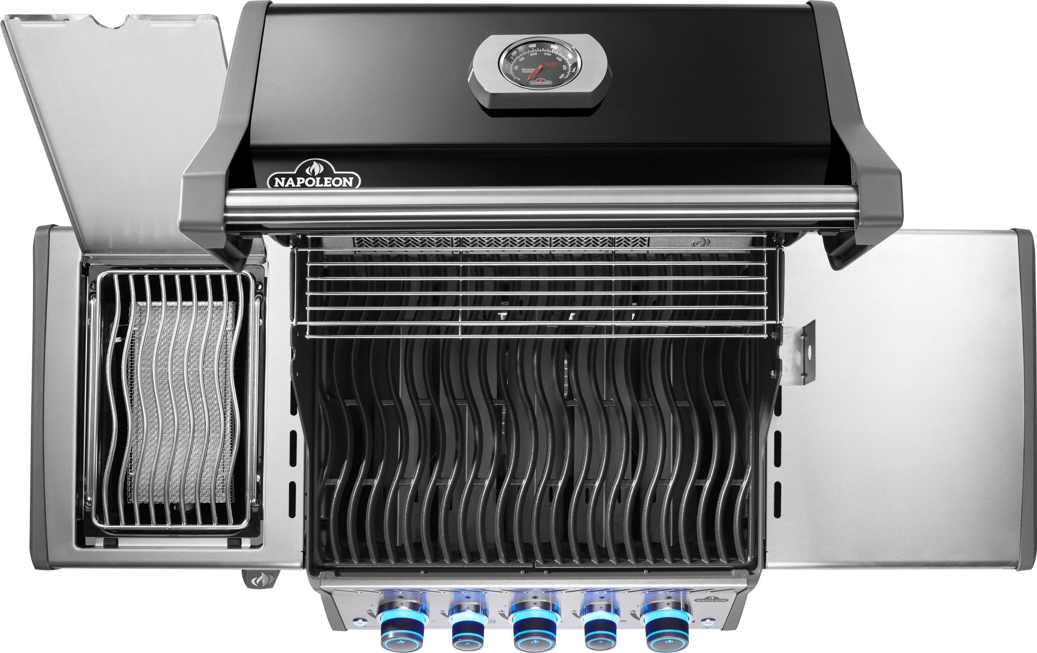 Rogue PRO - S 425 mit Gußrosten, Schwarz, inkl. Drehspieß - grillstarshop.comRogue PRO - S 425 mit Gußrosten, Schwarz, inkl. DrehspießNapoleongrillstarshop.comRPS425RSIBPK - 2 - DE - R0629162152329