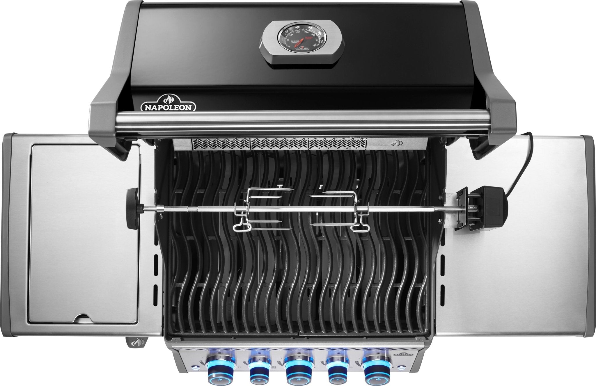 Rogue PRO - S 425 mit Gußrosten, Schwarz, inkl. Drehspieß - grillstarshop.comRogue PRO - S 425 mit Gußrosten, Schwarz, inkl. DrehspießNapoleongrillstarshop.comRPS425RSIBPK - 2 - DE - R0629162152329