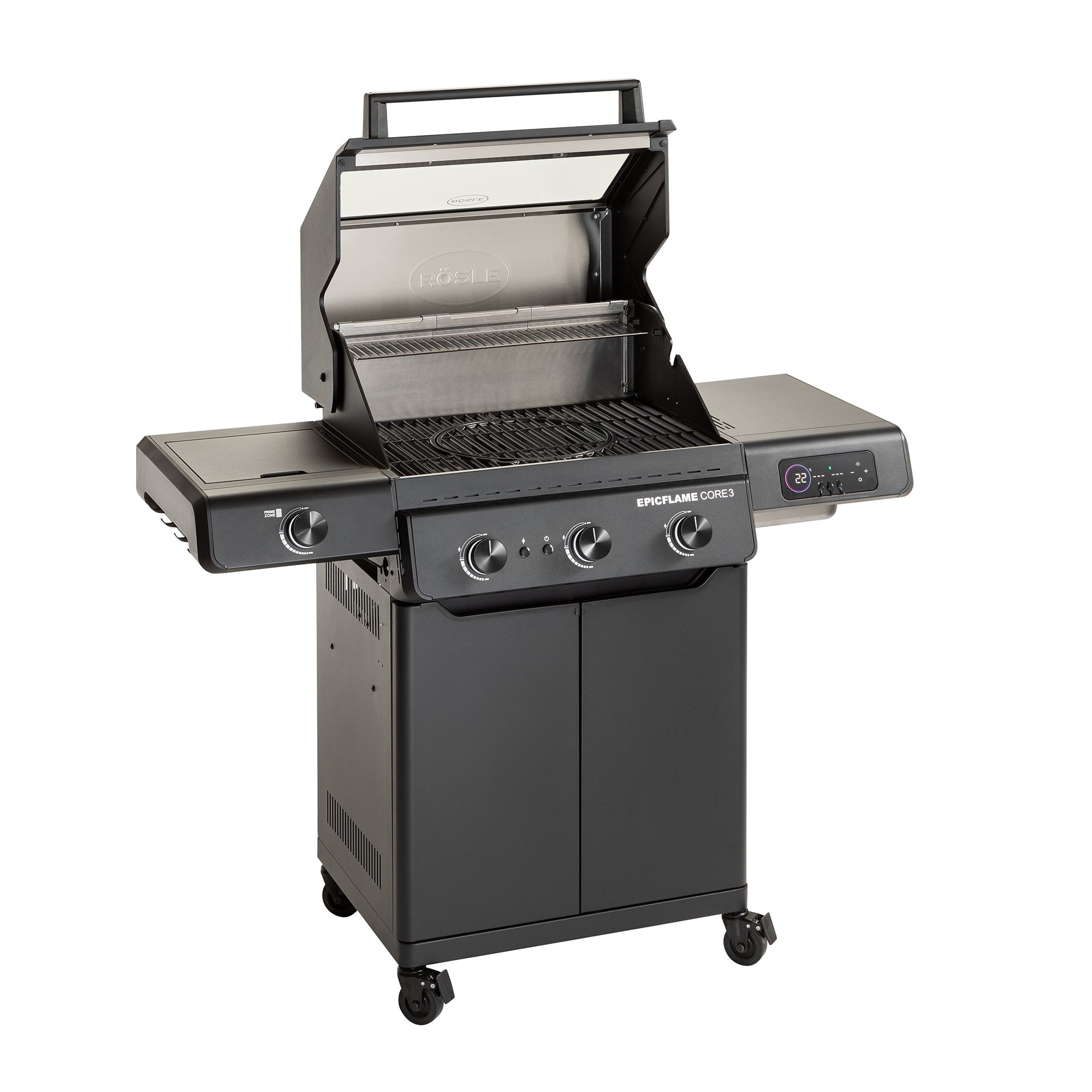 Rösle Epicflame Core 3 | Neustes Modell - grillstarshop.comRösle Epicflame Core 3 | Neustes ModellRöslegrillstarshop.com