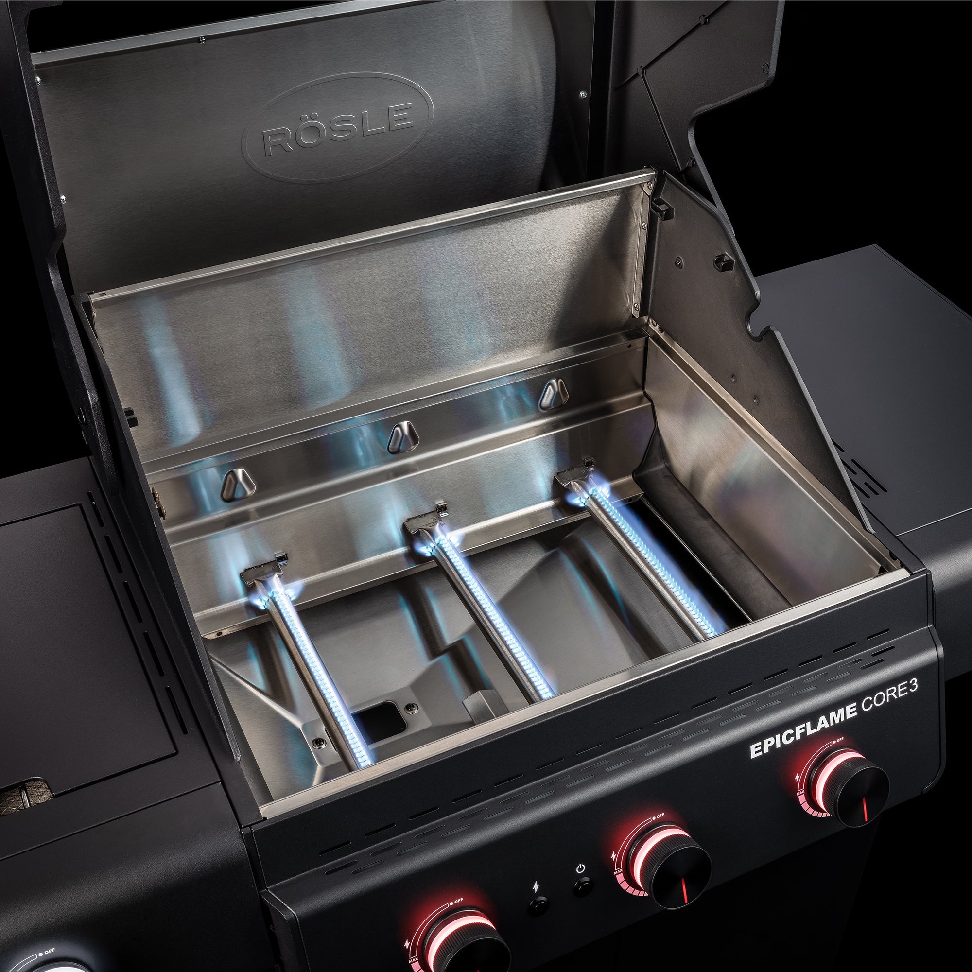 Rösle Epicflame Core 3 | Neustes Modell - grillstarshop.comRösle Epicflame Core 3 | Neustes ModellRöslegrillstarshop.com