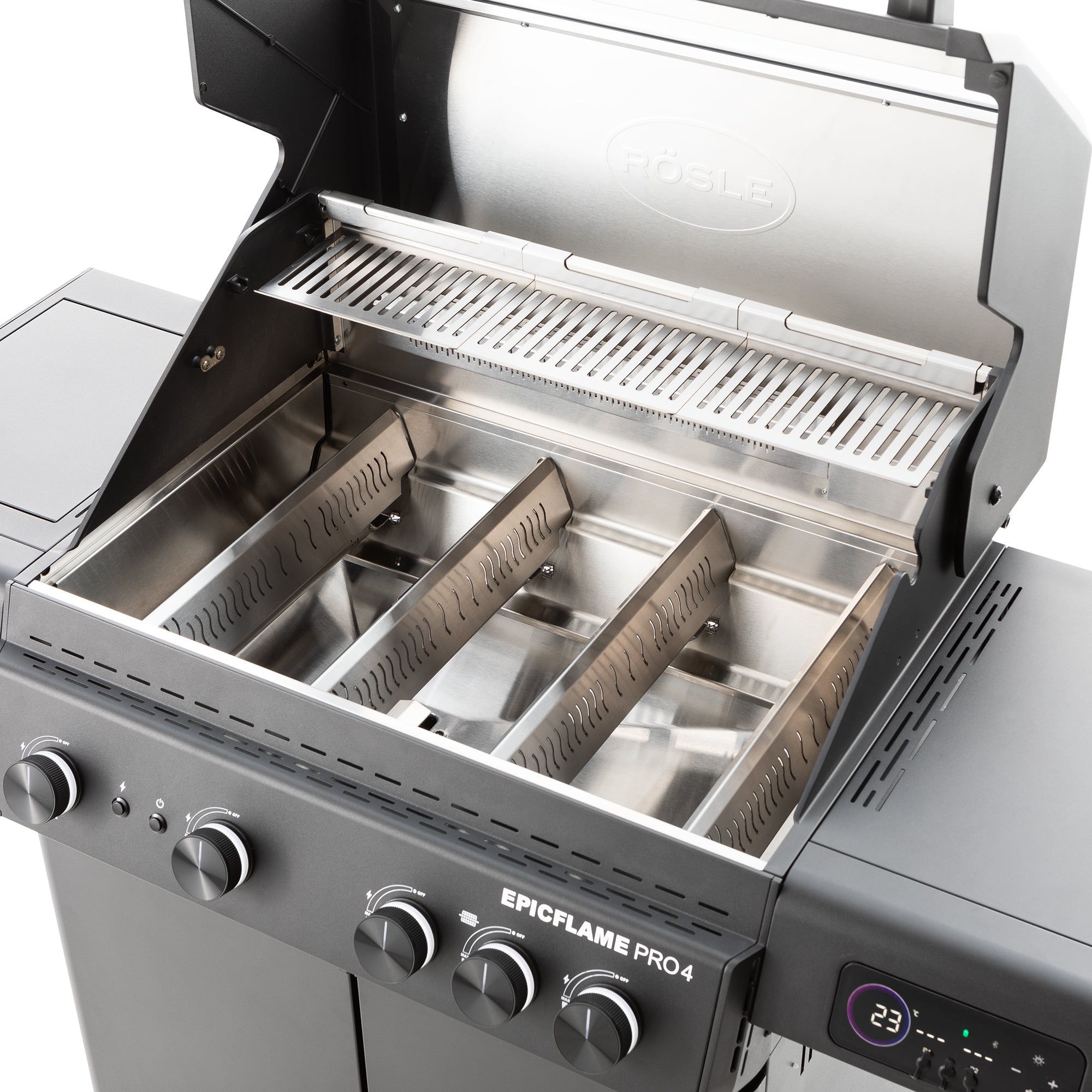 Rösle Epicflame Pro 4 | Neuestes Modell - grillstarshop.comRösle Epicflame Pro 4 | Neuestes ModellRöslegrillstarshop.com