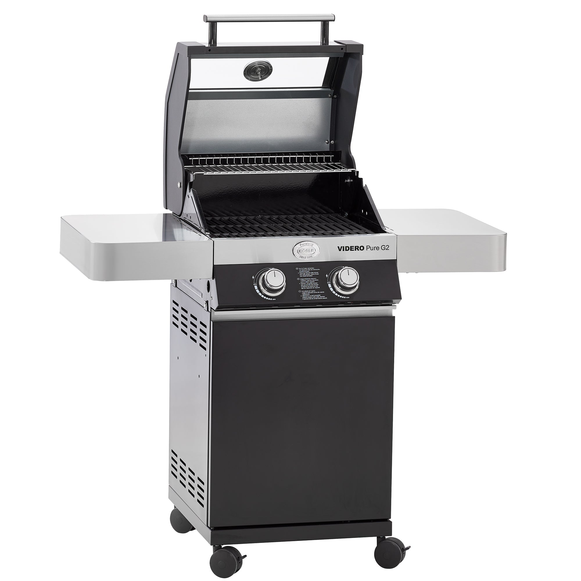 Rösle Gasgrill BBQ - Station Videro G2 Pure schwarz 50 mbar - grillstarshop.comRösle Gasgrill BBQ - Station Videro G2 Pure schwarz 50 mbarRöslegrillstarshop.com255134004293255136