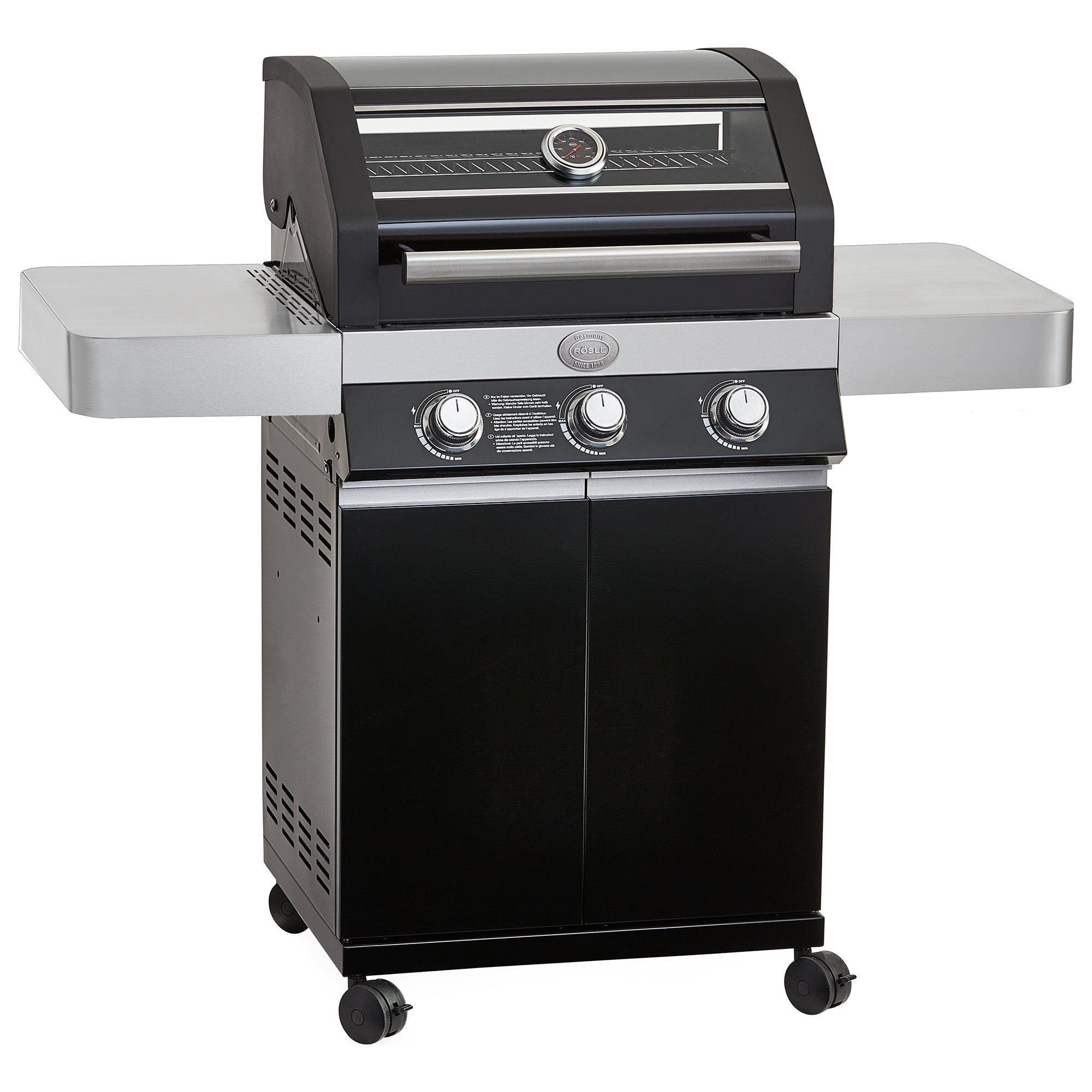 Rösle Gasgrill BBQ - Station VIDERO G3 Pure schwarz 50 mbar - grillstarshop.comRösle Gasgrill BBQ - Station VIDERO G3 Pure schwarz 50 mbarRöslegrillstarshop.com255124004293255129