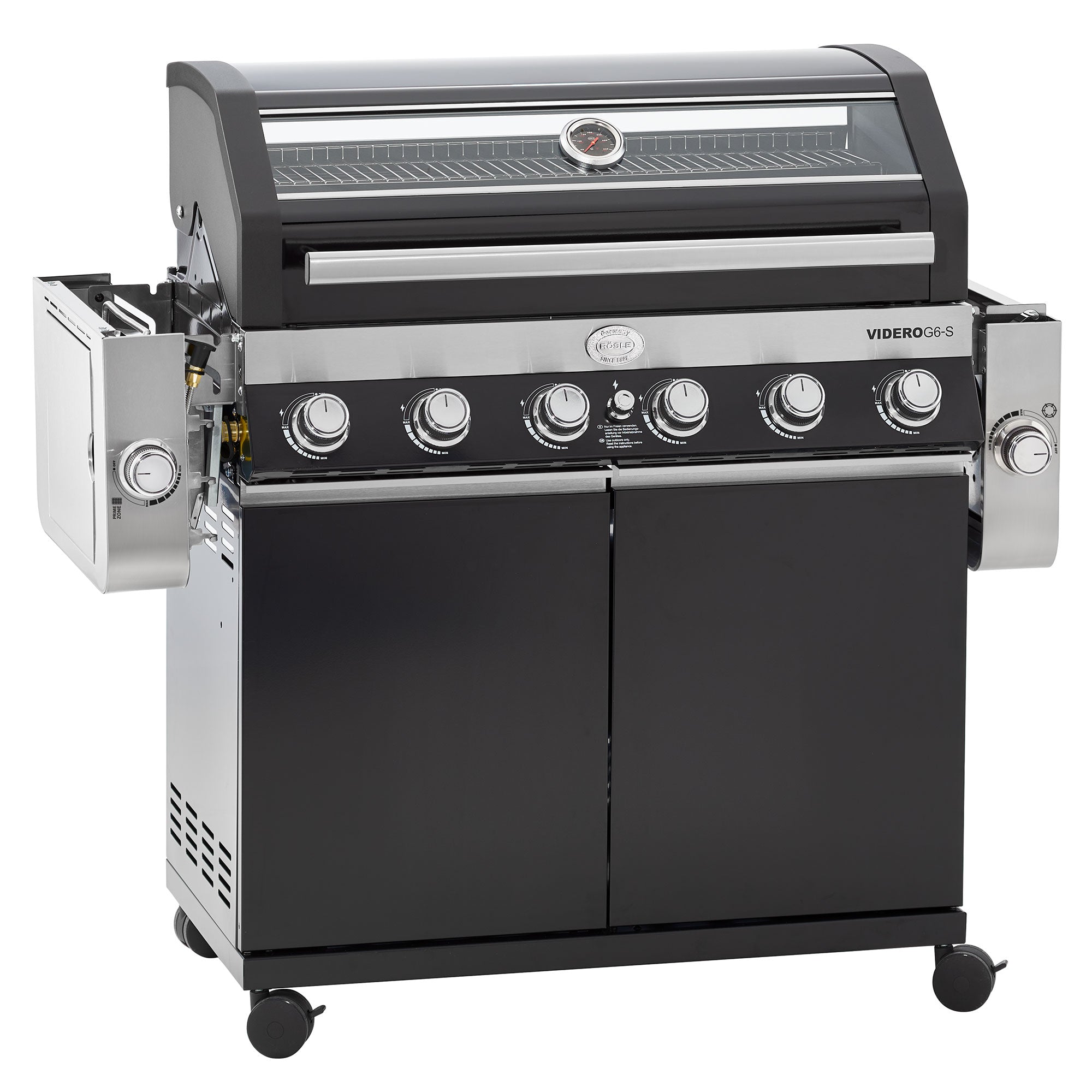 Rösle Gasgrill BBQ - Station VIDERO G6 - S Vario+ schwarz 50 mbar - grillstarshop.comRösle Gasgrill BBQ - Station VIDERO G6 - S Vario+ schwarz 50 mbarRöslegrillstarshop.com255274004293255273