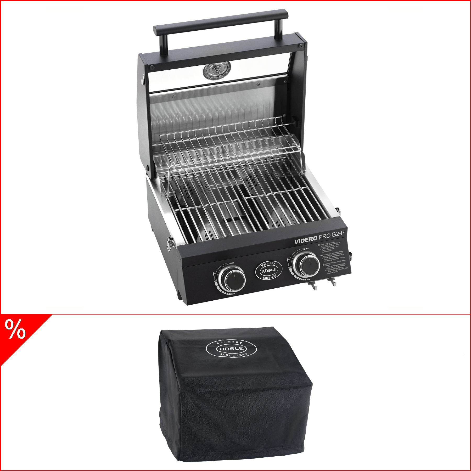 Rösle Videro Pro G2 - P 50mbar inklusive Abdeckhaube - grillstarshop.comRösle Videro Pro G2 - P 50mbar inklusive AbdeckhaubeGrillbundlegrillstarshop.comgrillstarshop.com