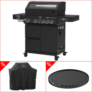 Rösle Videro Pro G4 - SB smart Vario+ 50mbar Bundle inkl. GRATIS Abdeckhaube und Grillplatte, rund - grillstarshop.comRösle Videro Pro G4 - SB smart Vario+ 50mbar Bundle inkl. GRATIS Abdeckhaube und Grillplatte, rundRöslegrillstarshop.com25602_25517_25423