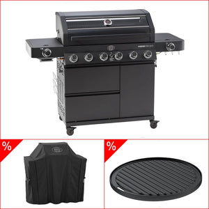 Rösle Videro Pro G6 - S Vario+ 50mbar inkl. GRATIS Abdeckhaube und Grillplatte, rund - grillstarshop.comRösle Videro Pro G6 - S Vario+ 50mbar inkl. GRATIS Abdeckhaube und Grillplatte, rundRöslegrillstarshop.com25572_25518_25423