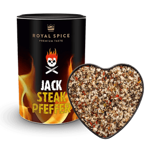 Royal Spice Jack Steakpfeffer Gewürzzubereitung, 90g Dose - grillstarshop.comRoyal Spice Jack Steakpfeffer Gewürzzubereitung, 90g DoseGewürzeRoyal Spicegrillstarshop.com