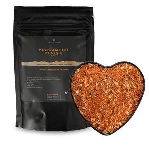 Royal Spice Pastrami Set Classic NY Style 4 Kg für bis zu 40 Kg Pastrami - grillstarshop.comRoyal Spice Pastrami Set Classic NY Style 4 Kg für bis zu 40 Kg PastramiGewürzeRoyal Spicegrillstarshop.com
