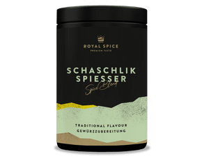 Royal Spice Schaschlik Spiesser Gewürz 300g - grillstarshop.comRoyal Spice Schaschlik Spiesser Gewürz 300gGewürzeRoyal Spicegrillstarshop.com