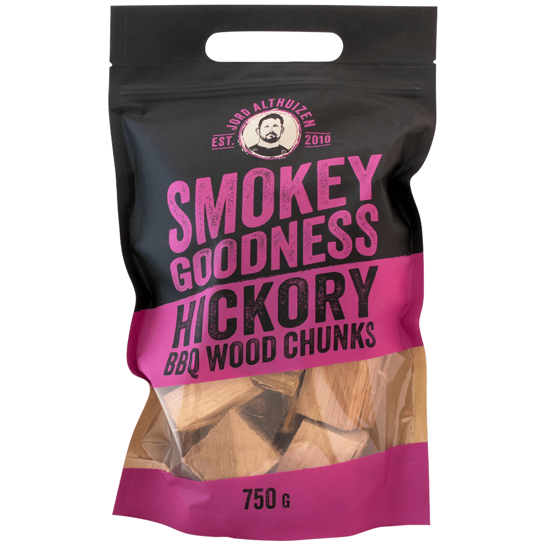 Smokey Goodness BBQ Wood Chunks - Hickory - 750 g - grillstarshop.comSmokey Goodness BBQ Wood Chunks - Hickory - 750 gSmokey Goodnessgrillstarshop.com