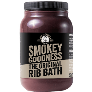 Smokey Goodness Original Rib Bath 500 ml - grillstarshop.comSmokey Goodness Original Rib Bath 500 mlSmokey Goodnessgrillstarshop.com