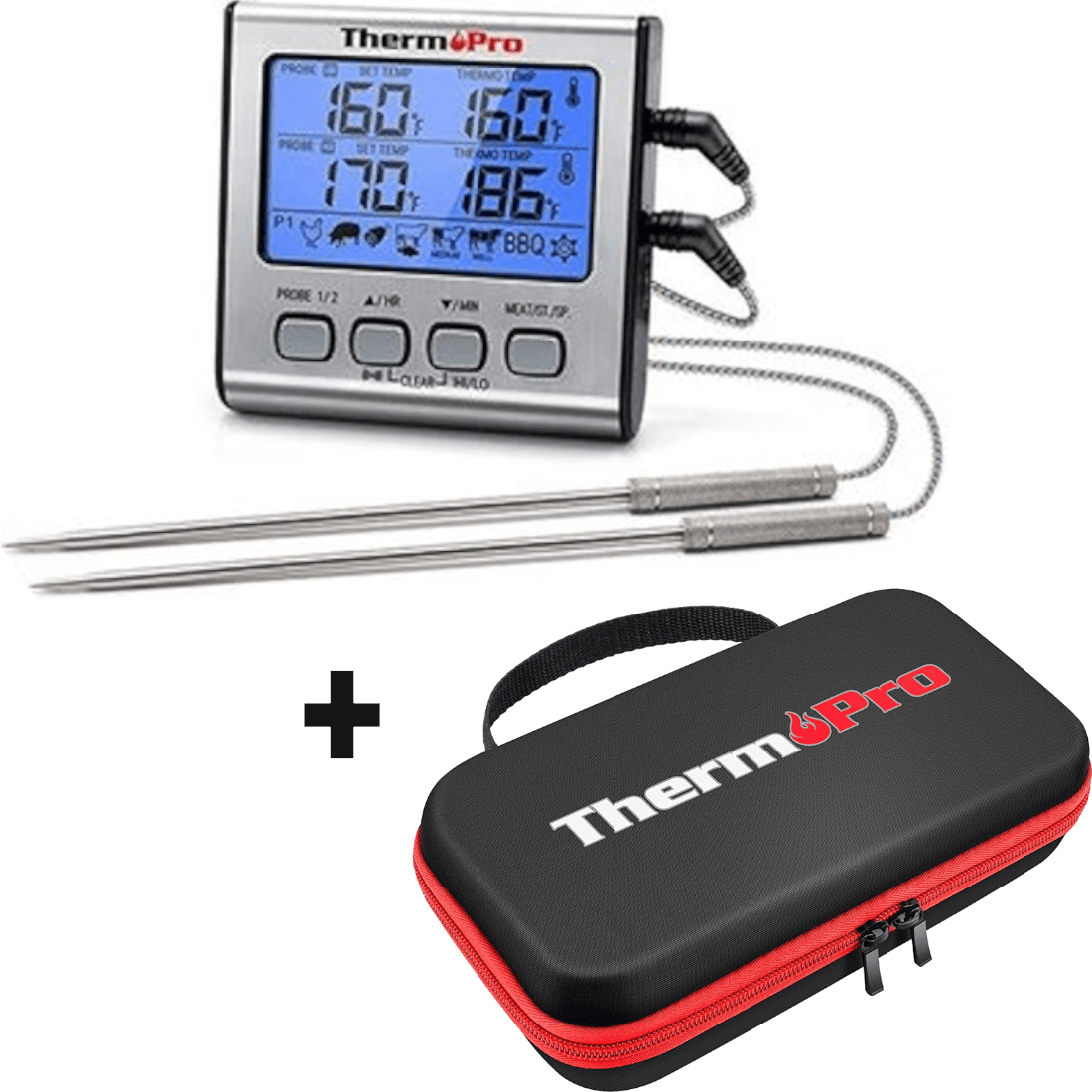 ThermoPro Set TP17 Kernthermometer + TP98 Aufbewahrungstasche - grillstarshop.comThermoPro Set TP17 Kernthermometer + TP98 AufbewahrungstascheThermoProgrillstarshop.com