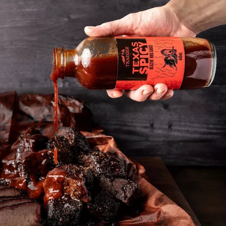 Traeger BBQ Sauce - Texas Spicy, 440ml - grillstarshop.comTraeger BBQ Sauce - Texas Spicy, 440mlTraegergrillstarshop.com