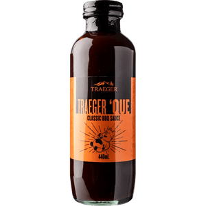 Traeger BBQ Sauce - Traeger Que, 440ml - grillstarshop.comTraeger BBQ Sauce - Traeger Que, 440mlTraegergrillstarshop.com