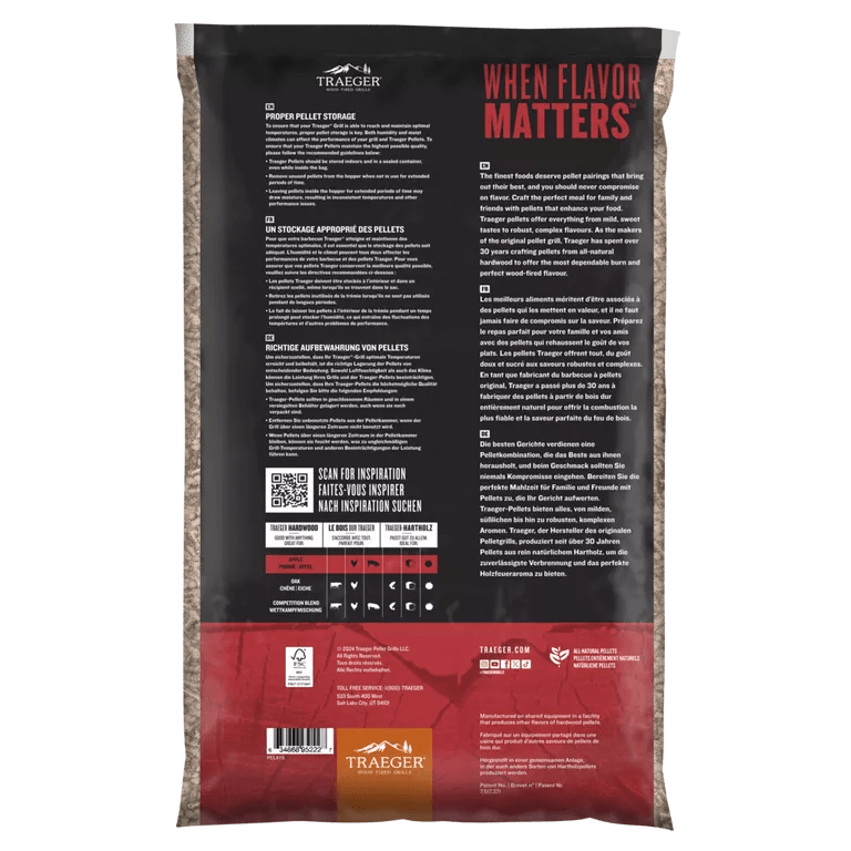 Traeger Pellets, Apfel 9kg - grillstarshop.comTraeger Pellets, Apfel 9kgTraegergrillstarshop.com