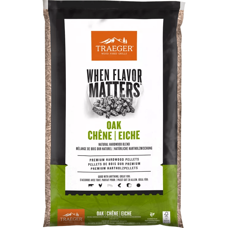 Traeger Pellets, Eiche 9kg - grillstarshop.comTraeger Pellets, Eiche 9kgTraegergrillstarshop.com