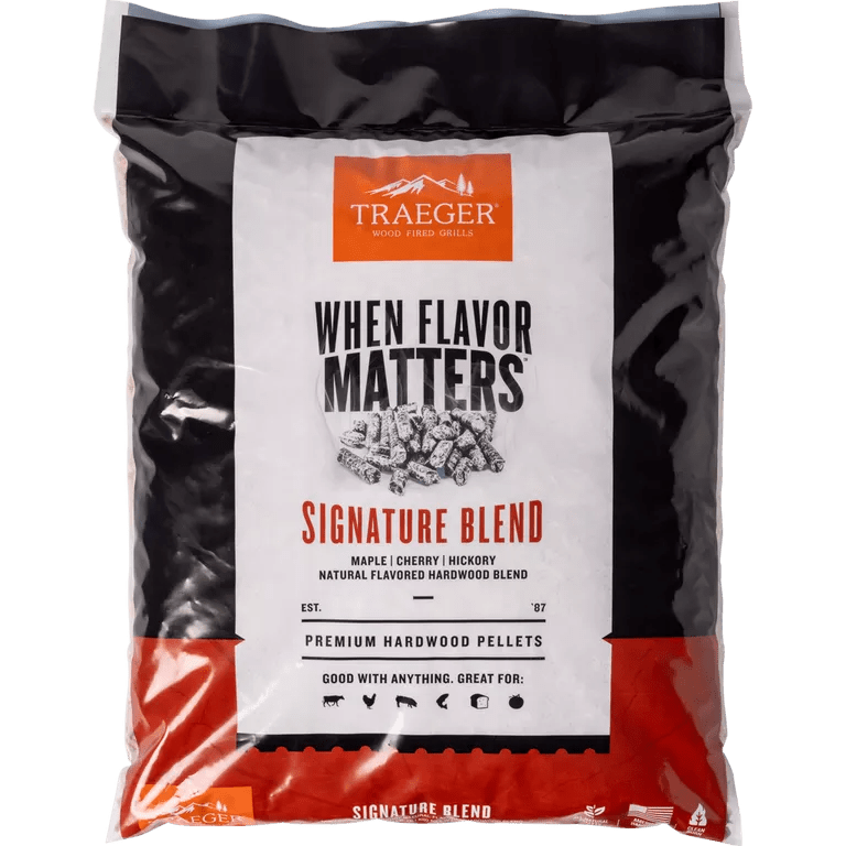 Traeger Pellets, Signature Blend 9kg - grillstarshop.comTraeger Pellets, Signature Blend 9kgTraegergrillstarshop.com