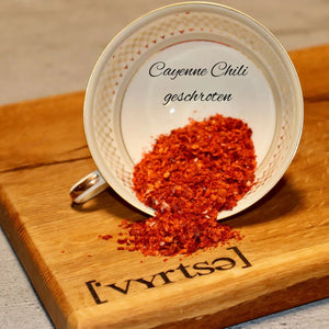 ['Vyrtse] Cayenne Chili geschrotet, 150g - grillstarshop.com['Vyrtse] Cayenne Chili geschrotet, 150gLebensmittel['Vyrtse]grillstarshop.com