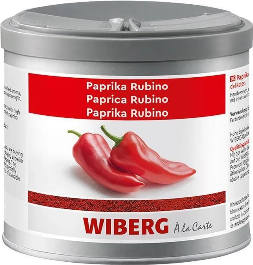 Wiberg Paprika Rubino, delikatess. 270g - grillstarshop.comWiberg Paprika Rubino, delikatess. 270gWiberggrillstarshop.com