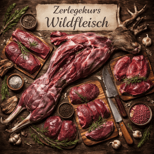 Wild Zerlegekurs - inkl. Fleisch - 3 Gänge Menü & Getränke Flat - grillstarshop.comWild Zerlegekurs - inkl. Fleisch - 3 Gänge Menü & Getränke Flatgrillstarshop.comgrillstarshop.com