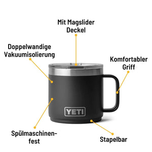 Yeti Rambler 14 oz (414 ml), Mug Black - grillstarshop.comYeti Rambler 14 oz (414 ml), Mug BlackYETIgrillstarshop.com